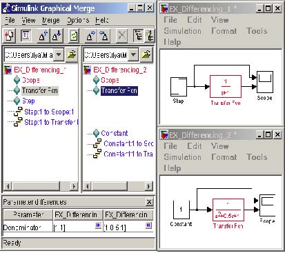 Simulink Model Differencing