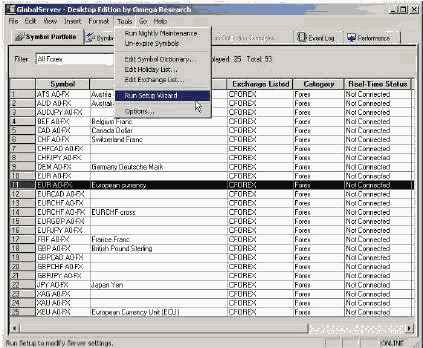 Настройка Run Setup Wizard