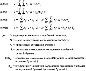 к ожидаемой прибыли всего портфеля